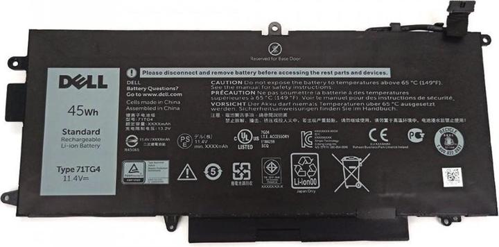 Productafbeelding Dell BTRY,PRI,42WHR,3C,LITH,BYD (3 Cellen, 3941 mAh)