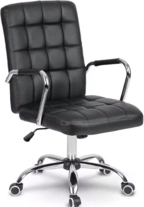 Immagine prodotto WfG Öko-Leder Bürostuhl BÜRO-STUHL Schreibtischstuhl Bürodrehstuhl Schwarz