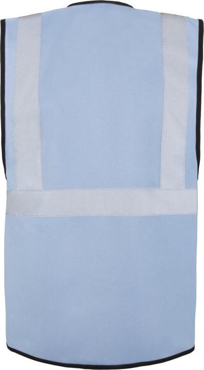 Actual product image Korntex Comfort Warnweste „Hamburg“ - Multifunktional - Himmelblau - L (L)