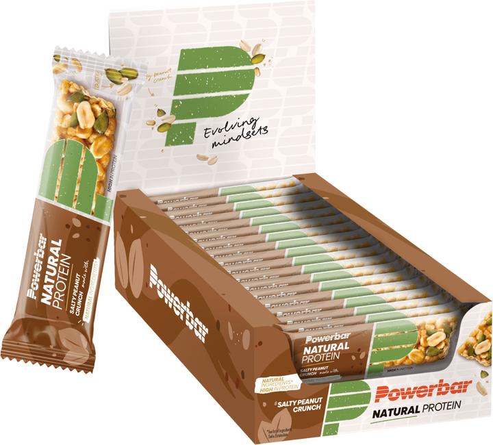 Image du produit Powerbar Protéines naturelles (Croquer, Cacahuète salée, 18 pcs, 720 g)
