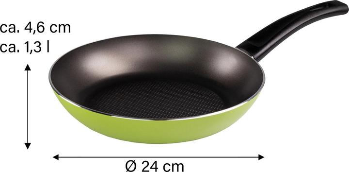 Actual product image Very Titan Frying pan 24 cm, green (24 cm, Frying pan, Aluminium)