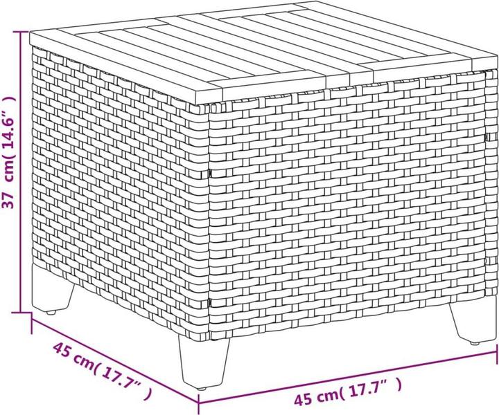 Produktbild VidaXL Gartentisch (45 cm)