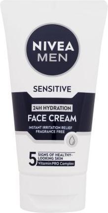 NIVEA Crème hydratante pour hommes Sensitive (Crème pour le visage) 75 ml (75 ml)