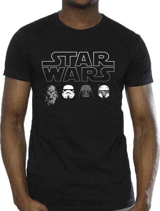 Immagine prodotto Star Wars Character Heads Maglietta Uomo (XL)
