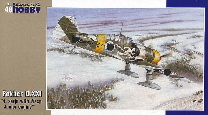 Immagine prodotto Special Hobby Fokker D.XXI 4th Sarja con motore Wasp Junior