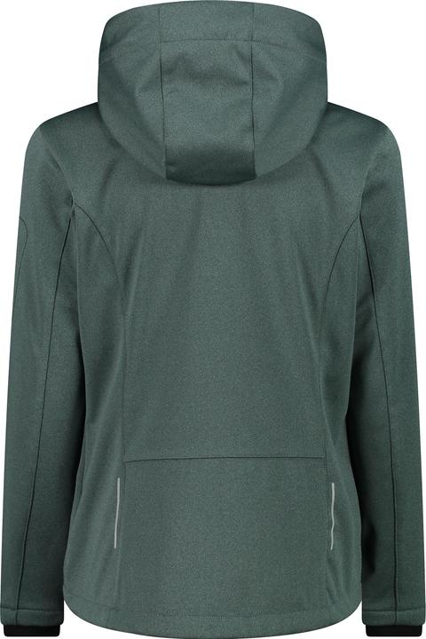Actual product image CMP Campagnolo Women's Jacket Zip Hood Melange Softshell (38, S)