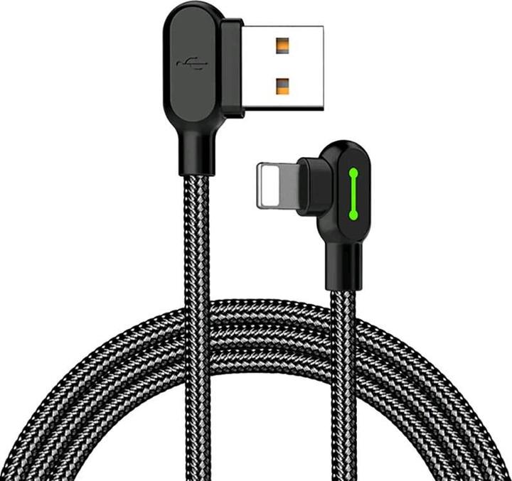 Productafbeelding Mcdodo USB naar Lightning kabel, CA-4679, schuin, 3m (zwart) (3 m)