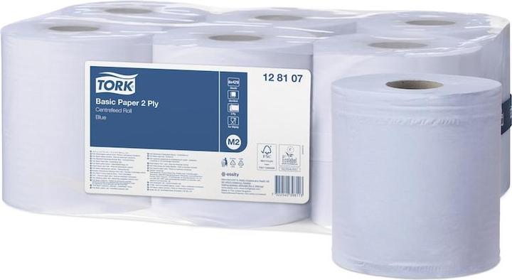 Produktbild Tork Basic Paper Centre Roll Blue 6x150m (6 x)