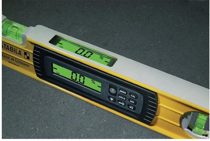 Image du produit Stabila Electronic Spirit Level TECH 19 electronic IP 5 DigitalDisplays et Spirit Level Bag (122 cm)