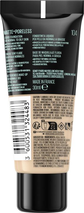 Maybelline New York Fit Me (105 Natural Ivory)