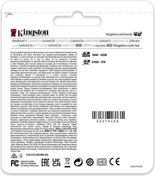 Produktbild Kingston Canvas React Plus (64 GB, SDXC, U3, UHS-II)