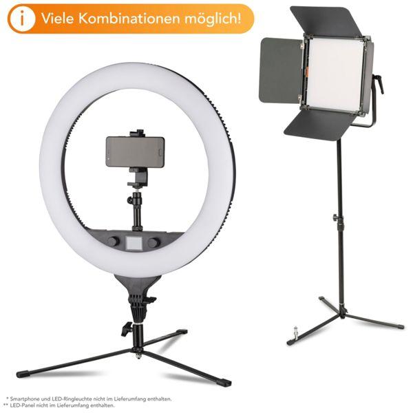 Actual product image Walimex pro pro 23090 floor lamp tripod BL-K + center column (150 cm, 15 kg)