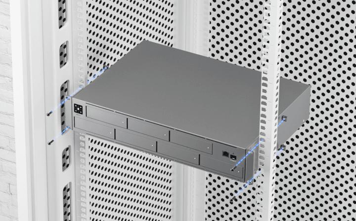 Actual product image Ubiquiti UniFy UNAS-Pro - NAS Server (2U) - 7 Bays - RAM 8 GB - 10Gb/s - Gigabit Ethernet - Grey