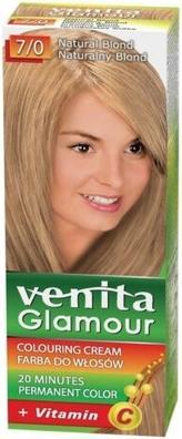 Immagine prodotto Venita Glamour Tintura per capelli 7/0 Biondo Naturale 100Ml (7, 0 Biondo naturale)