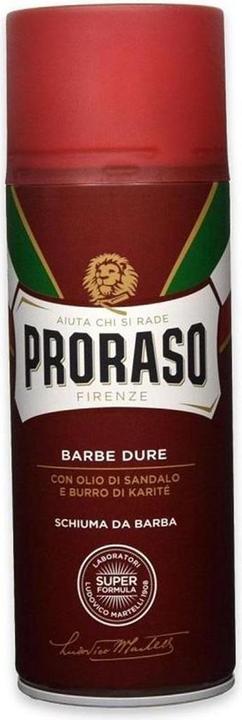 Image du produit Proraso Mousse à raser Red Line Nourrissante Sandalwood 300ml (400 ml, Crème à raser)