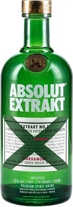 Immagine prodotto Absolut EXTRAKT 70 cl / 35 % Svezia (1 x 70 cl)