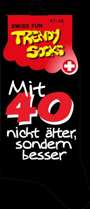 Trendcompany Socken 40. Geburtstag (41 - 46)