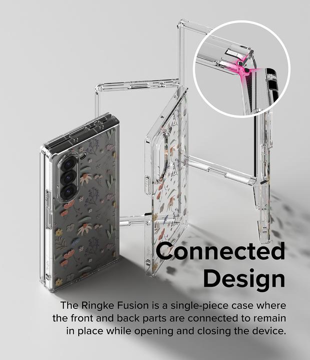 Immagine prodotto Ringke Case for Galaxy Z Fold 6 FUSION DESIGN DRY FLOWERS (Samsung Galaxy Z Fold6)