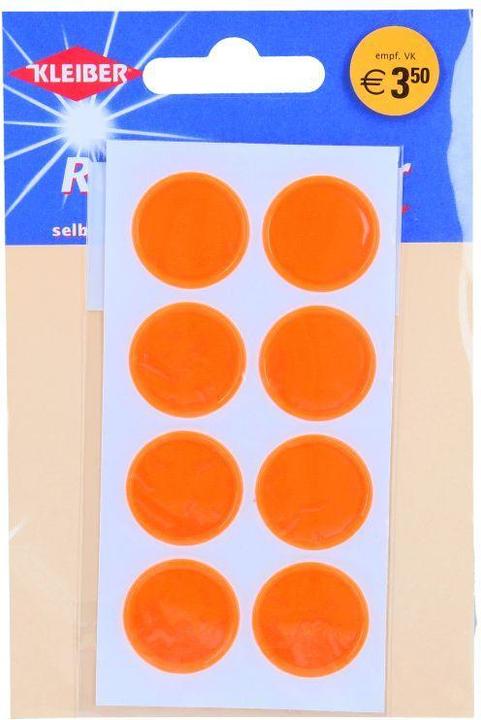 Produktbild Kleiber Reflex-Sticker Punkte 06 orange 8 St