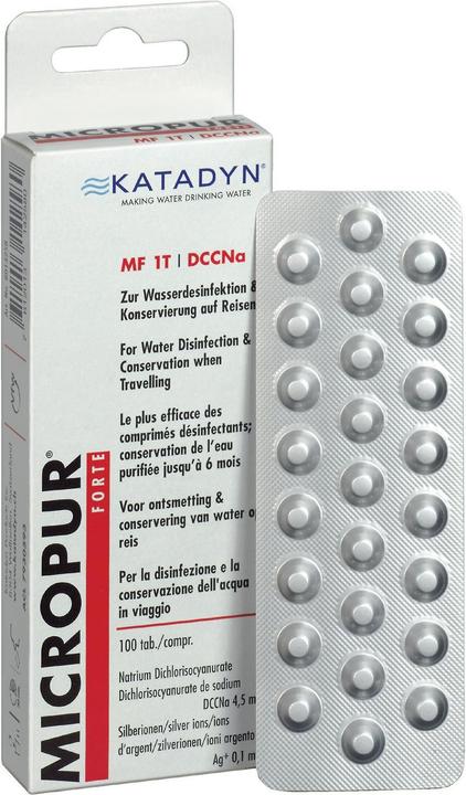 Produktbild Katadyn Forte MF1/100T (ES/DK/SE/NO/FI) 4x25 Tabl.