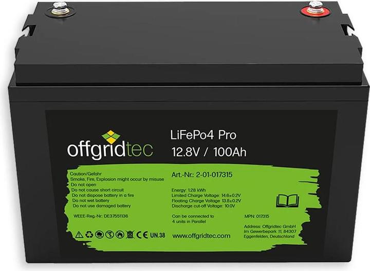 Immagine prodotto Offgridtec ® Sistema solare Autark Pro M 200W - 1500W di potenza AC 100Ah Batteria LiFePO4 (100 W)