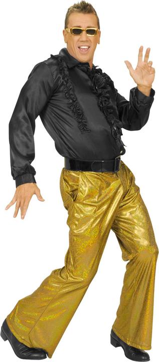Produktbild Widmann Disco Glitzer Herrenhose gold (M, L)
