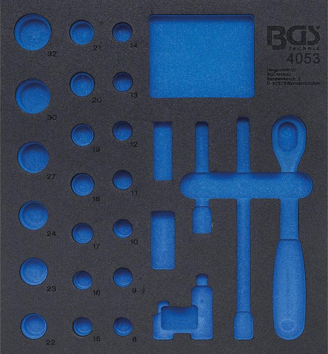 Immagine prodotto BGS Modulo per carrelli portautensili 2/3 vuoto per 4053