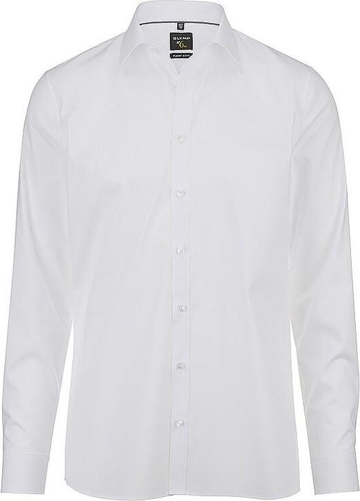 Olymp Hemd Super Slim No.6 weiss 1/1, Gr.41 (41)