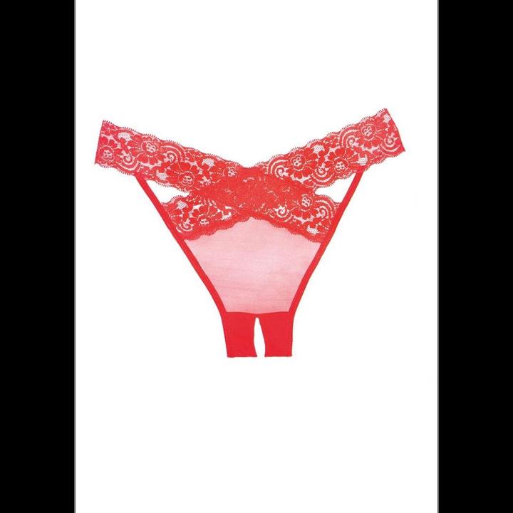 Productafbeelding Allure Desire Panty ( Kruisloos ) - Rood (Eén maat voor iedereen)