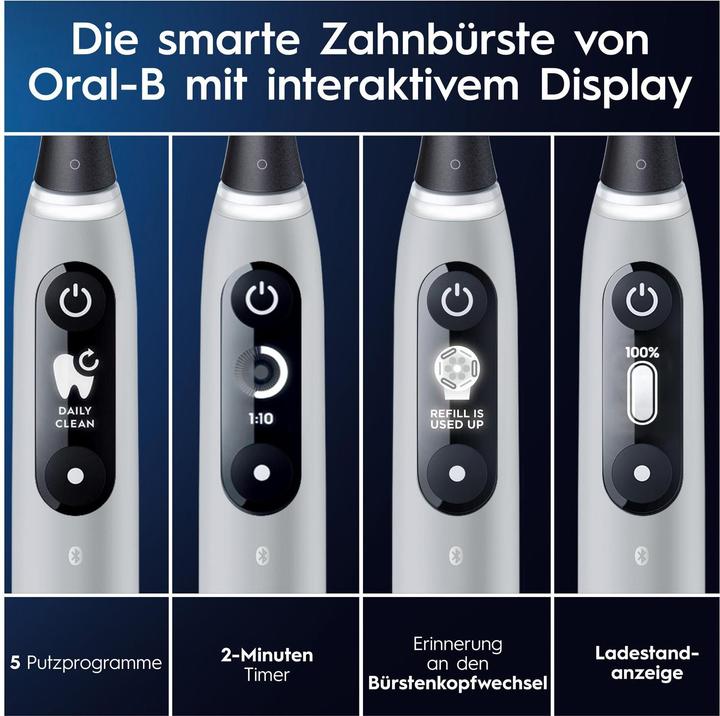 Produktbild Oral-B Elektrische Zahnbürste iO Series6 Grey Opal (Oszillierende Zahnbürste)