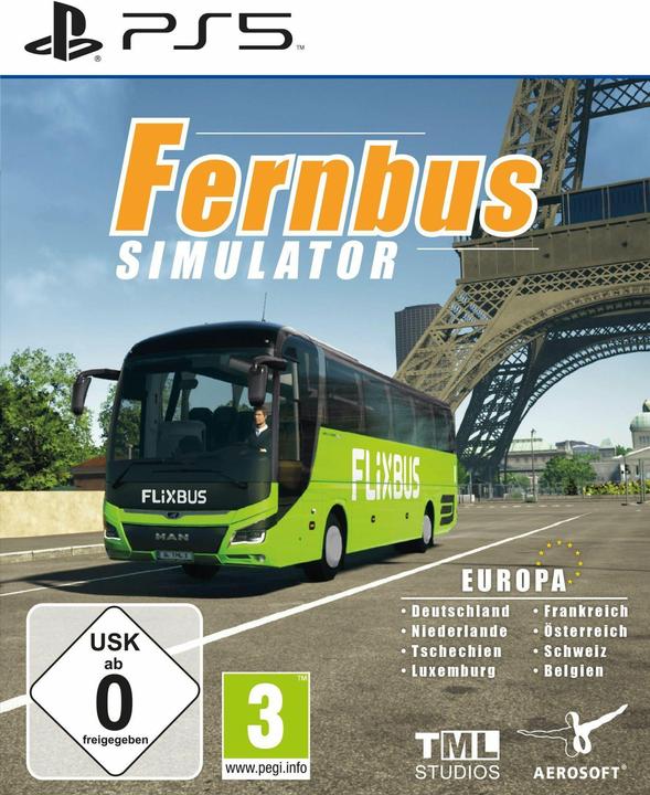 Aerosoft Simulatore di autobus a lunga percorrenza (PS5, DE)