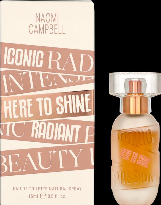 Actual product image Naomi Campbell Here To Shine (Eau de toilette, 15 ml)