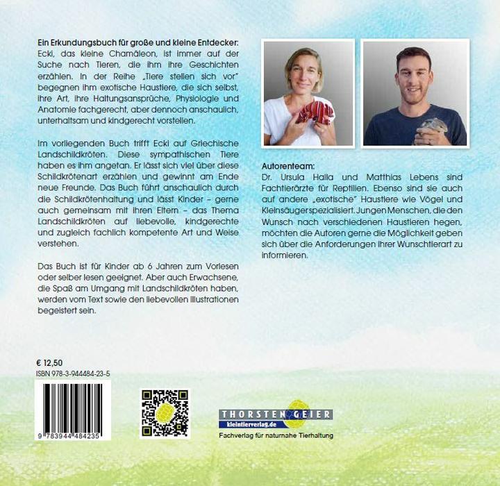 Image du produit Griechische Landschildkröten (Allemand, Matthias Vie, Ursula Halla, 2019)