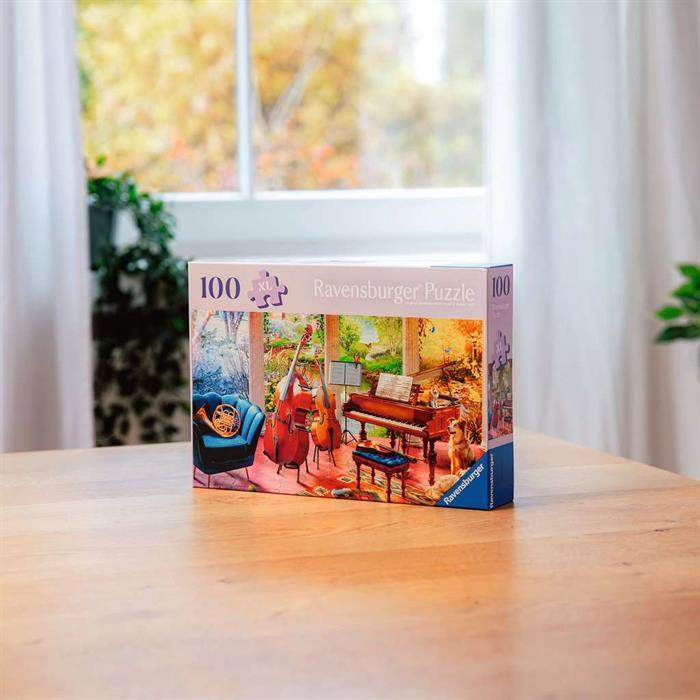 Immagine prodotto Ravensburger Puzzle 12001366 - Stagioni musicali - Puzzle per anziani e senior (100 pezzi)