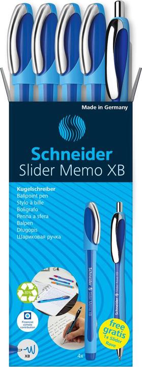 Produktbild Schneider Kugelschreiber (Schwarz, Blau, 4 x)
