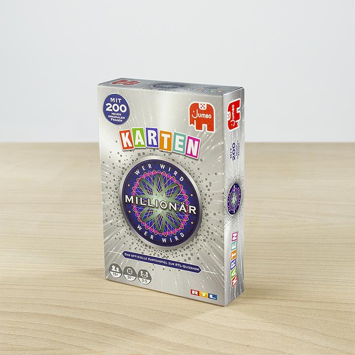 Actual product image Jumbo Who Wants To Be A Millionaire Card Game (German)
