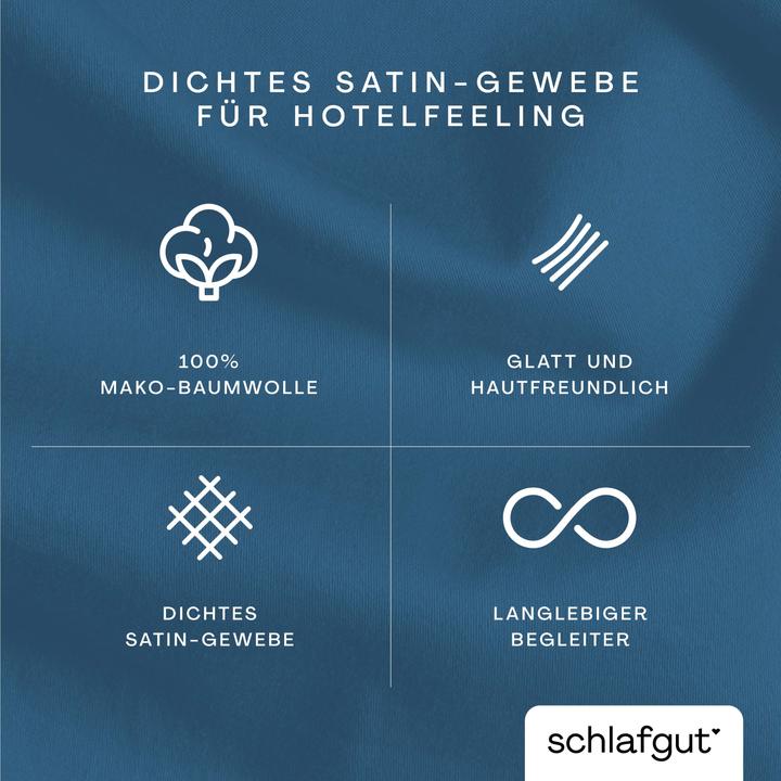 Actual product image schlafgut Woven Satin (Duvet cover, 40 x 80 cm)