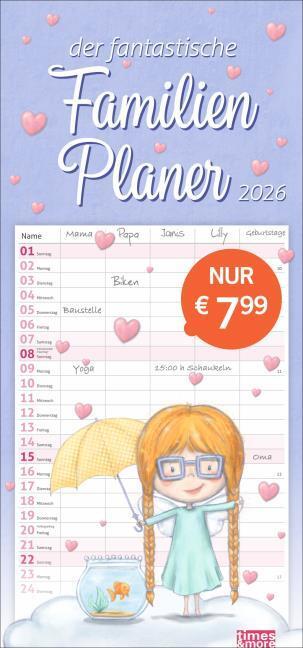 Produktbild times&more Zauberwesen Familienplaner 2026 (Deutsch)