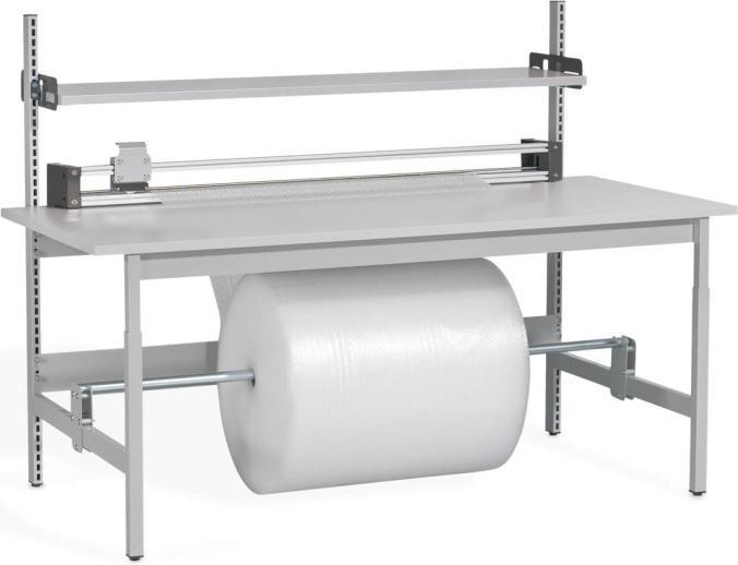 Produktbild Moravia Komplett-Packtisch ERGO-Budget, niedrig 1600 x 900 mm (BxT), Gesamthöhe 1480 mm (160 cm, 160 cm)
