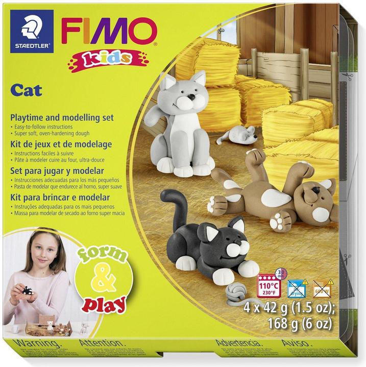 Produktbild Fimo - Kids Form & Play Set - Cat (8034 16 LZ)