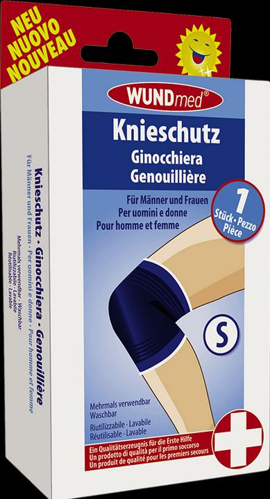 Image du produit Wundmed Elastische Sportbandage blau Kniestütze Grösse S (S)