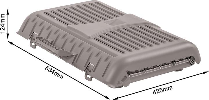 Image du produit Rotho TOBY Boîte de transport pliable avec roulettes (Chien, Chat, Respirant, Réflecteurs)