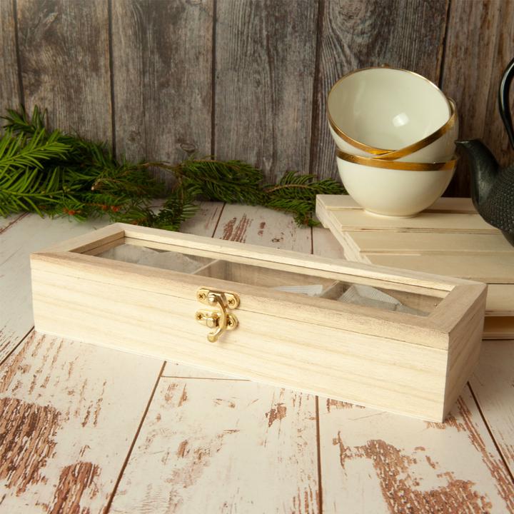 Produktbild Natura Punto Holz Teebeutelbox