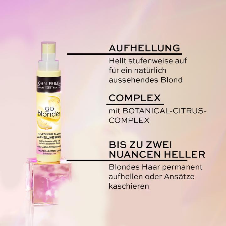 Actual product image John Frieda Sheer Blonde Go Blonder Gradual Blonde Brightening Spray