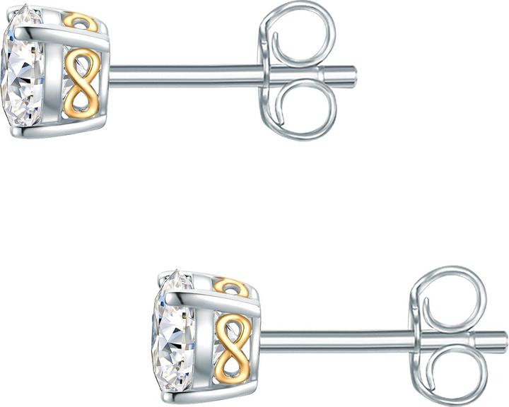 Produktbild Trilani Ohrstecker Unendlichkeitszeichen Zirkonia - 33996 (Sterling Silber)