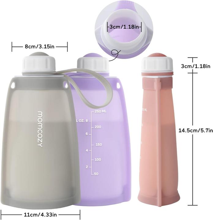Produktbild Momcozy Silikon-Milchaufbewahrungsbeutel