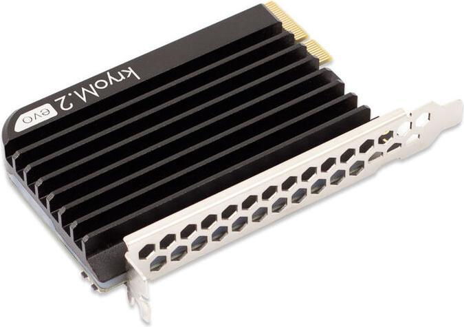 Produktbild Aqua Computer kryoM.2 RGBpx PCIe 5.0 x4 Adapter für M.2 PCIe SSD, M-Key, mit Passivkühler