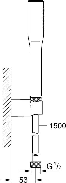 Image du produit Grohe Euphoria Cosmopolitan Stick Set de support mural (1 Types de jets, 9 l/min)