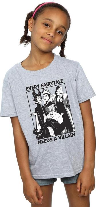 Produktbild Disney Every Fairy Tale Needs A Villain TShirt Mädchen (140, 146)