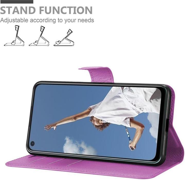 Actual product image Cadorabo Book with stand function cover (Oppo A52)